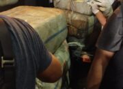 Polrestabes Medan Tangkap Mobil Box Bawa 1 Ton Ganja