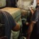 RATUSAN paket daun ganja kering diperkirakan mencapai 1 ton yang disita dari mobil box di kawasan Jl. Jamin Ginting simpang Pos Medan, Senin (12/12) malam. Waspada/Ist
