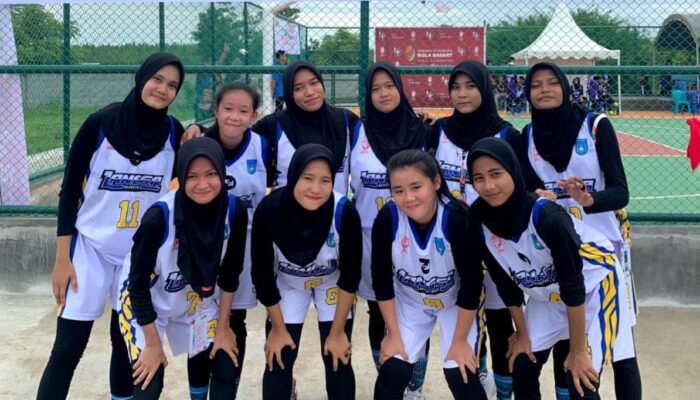 Taklukkan Tuan Rumah, Tim Basket Putri Langsa Semifinal Pora