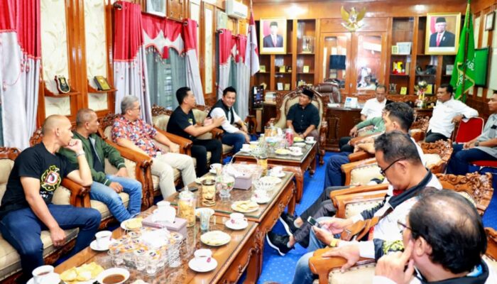 Pj Bupati Pidie Gelar Pertemuan Dengan Pengprov Perkemi Aceh