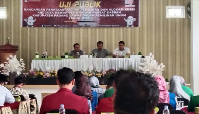 KPU Palas Gelar Uji Publik Dapil Dan Alokasi Kursi