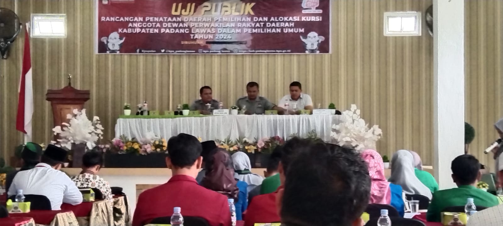 KPU Palas Gelar Uji Publik Dapil Dan Alokasi Kursi