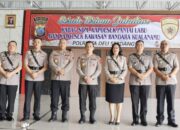 Kapolresta Deliserdang Pimpin Sertijab Kabag SDM, Kapolsek Bandara dan Kapolsek Pantailabu