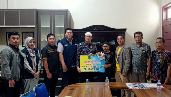 Keluarga Korban Hanyut Aek Buaton Dapat Bantuan Modal Usaha Produktif