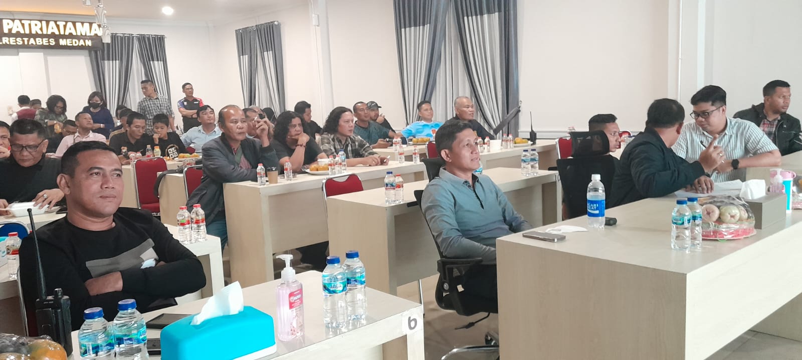 Nobar Piala Dunia Di Polrestabes Medan