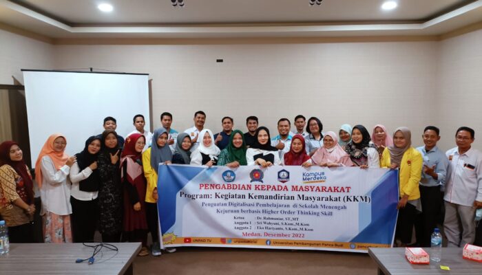 Tim Dosen UNPAB Edukasi Guru, Siswa SMKS Imelda Lewat Program KKM