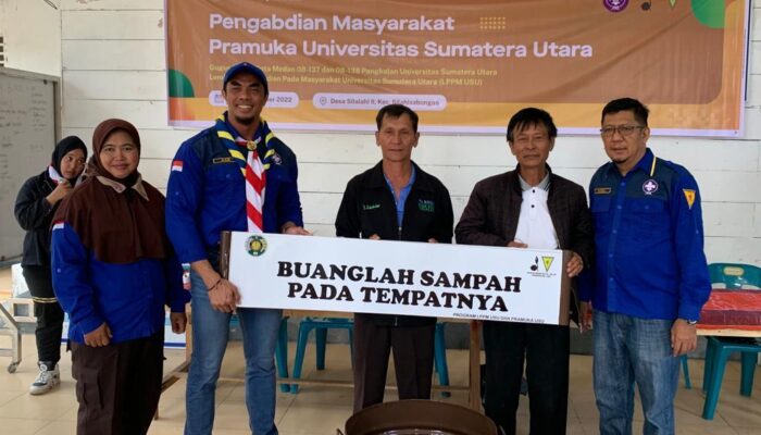 Pengabdian Masyarakat Pramuka USU Dorong SDG’s Desa Silalahi II