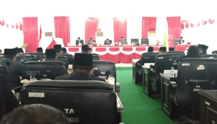 DPRD Palas Terima Ranperda APBD TA 2023 Untuk Dibahas Bersama Eksekutif
