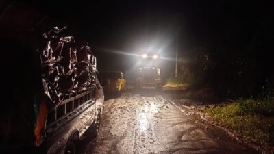 Di Gayo Lues, Longsor Jebak Ratusan Kendaraan Bermotor Hingga 4 Jam