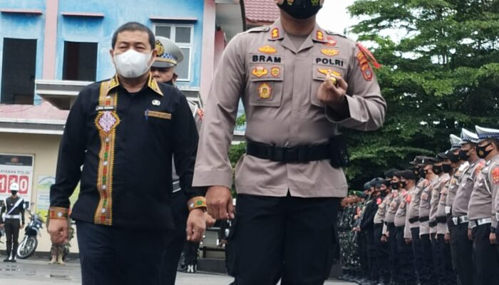 Polres Agara Gelar Apel Pasukan Operasi Lilin Seulawah 2022