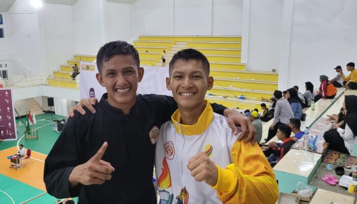 Atlet Pencak Silat Nagan Raya Dulang Emas Pora