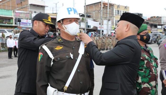 Bupati Taput Pimpin Apel Gelar Pasukan Operasi Lilin 2022