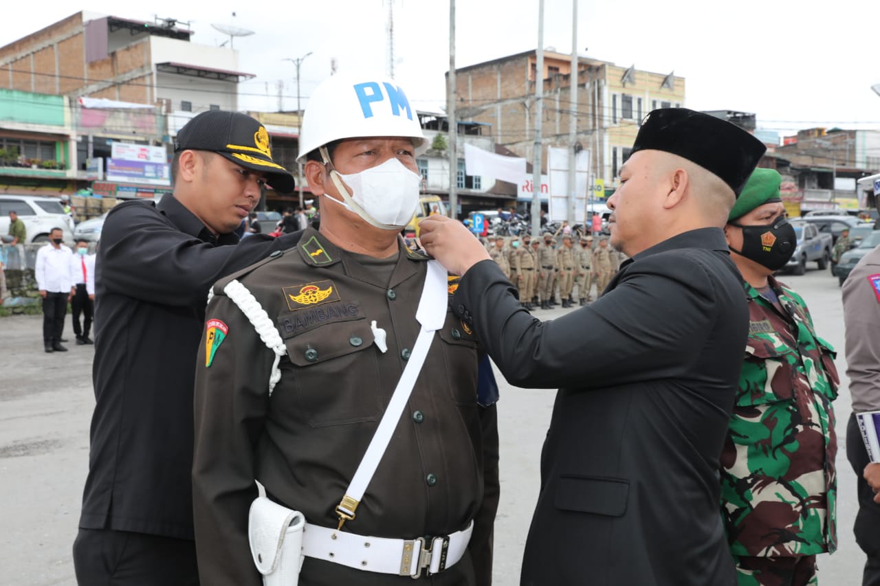 Bupati Taput Pimpin Apel Gelar Pasukan Operasi Lilin 2022