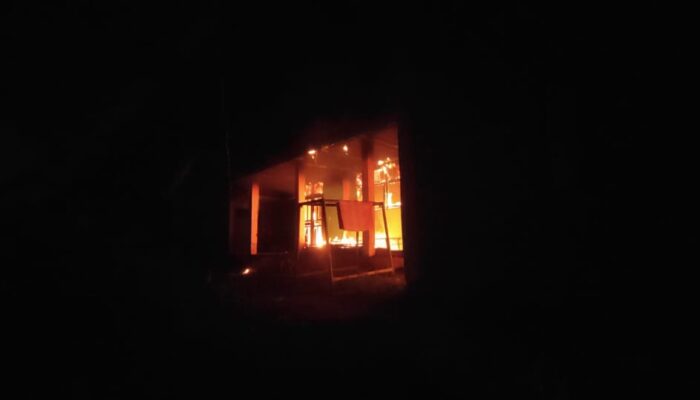Satu Rumah Ludes Terbakar Di Aceh Tenggara