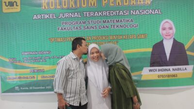 FST-UINSU : Kolokium Perdana S-1 Prodi Matematika Widi Ihdina Nabilla Bisa Jadi Pilihan Populer Mahasiswa