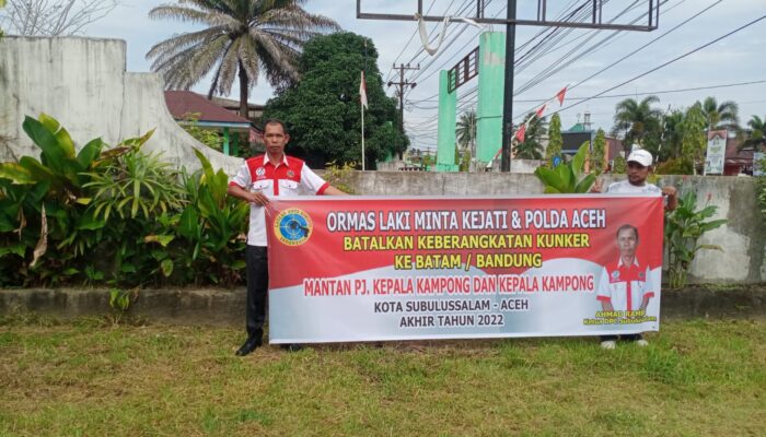 Ormas LAKI Sesalkan Rencana Kunker Mantan Pj. Kepala Kampong