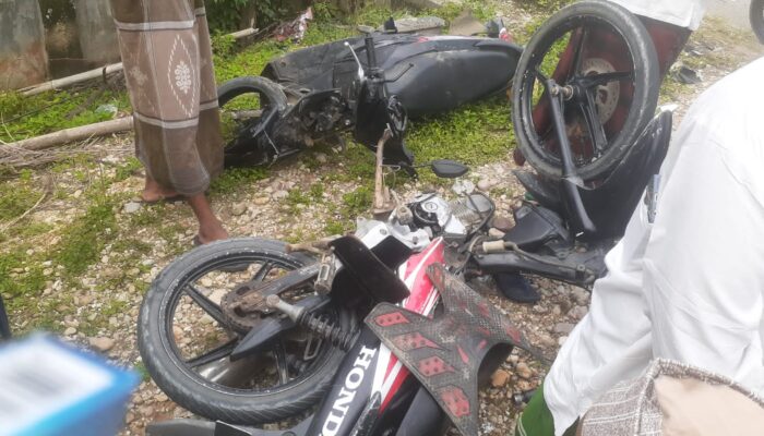 Honda Supra Kontra Beat, Dua Orang Meninggal Dunia