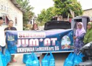 Le’MANKers’86 Berbagi Ke Warga Terdampak Banjir Tebingtinggi