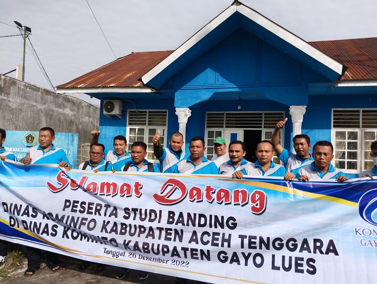 Dinas Kominfo Bersama PWI Agara Studi Banding Ke Gayo Lues