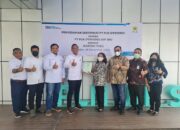 PLN UIP Sumbagut Terima 26 Sertipikat Tapak Tower dari Kantah Toba