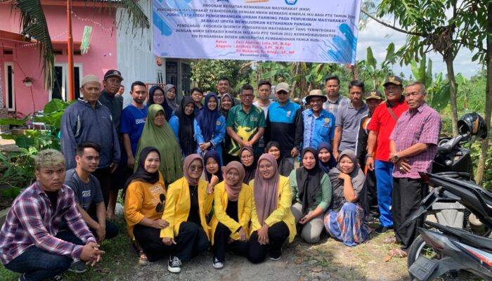 Dosen UNPAB Edukasi Warga Manfaatkan  Pekarangan Rumah Untuk Pertanian Urban