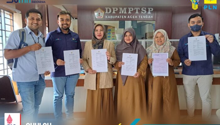 PLTA Peusangan 1&2 Terima Izin PBG dari DPMPTSP dan Perkim Pemkab Aceh Tengah