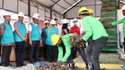 PT PLN (Persero) bersama Pemerintah Kota Medan meresmikan pabrik pengelolaan sampah menjadi Bahan Bakar Jumputan Padat (BBJP) Plan di Tempat Pembuangan Akhir (TPA) Terjun, Medan