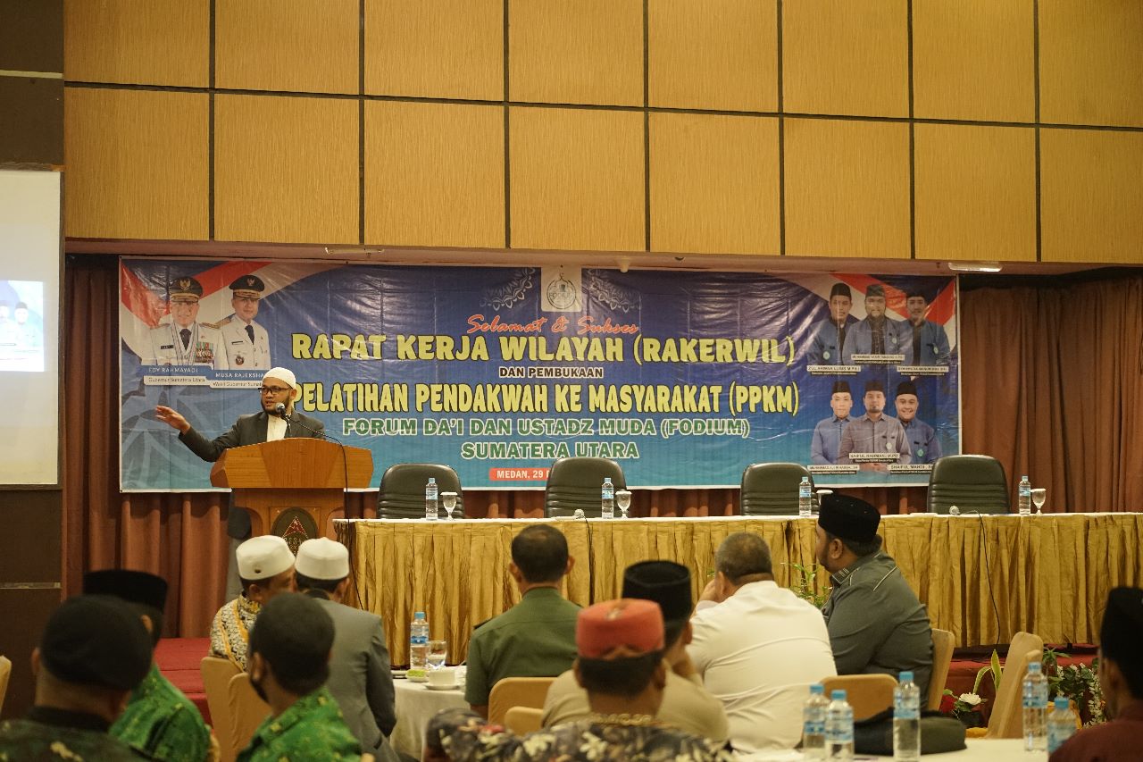 Tingkatkan Kualitas Da'i, FODIUM Sumut Gelar Rakerwil Dan PPKM