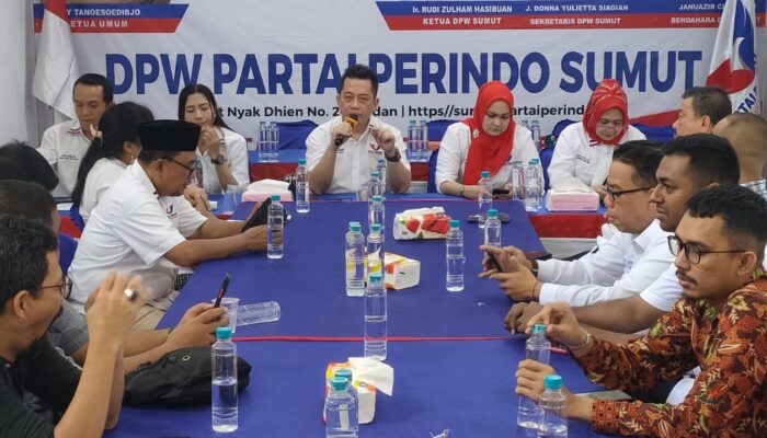 Perindo Sumut Syukuran lolos Sebagai peserta Pemilu 2024