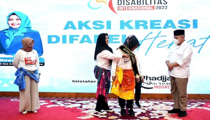 KSI Menobatkan Nawal Lubis Sebagai ‘Bunda Difabel Sumut’