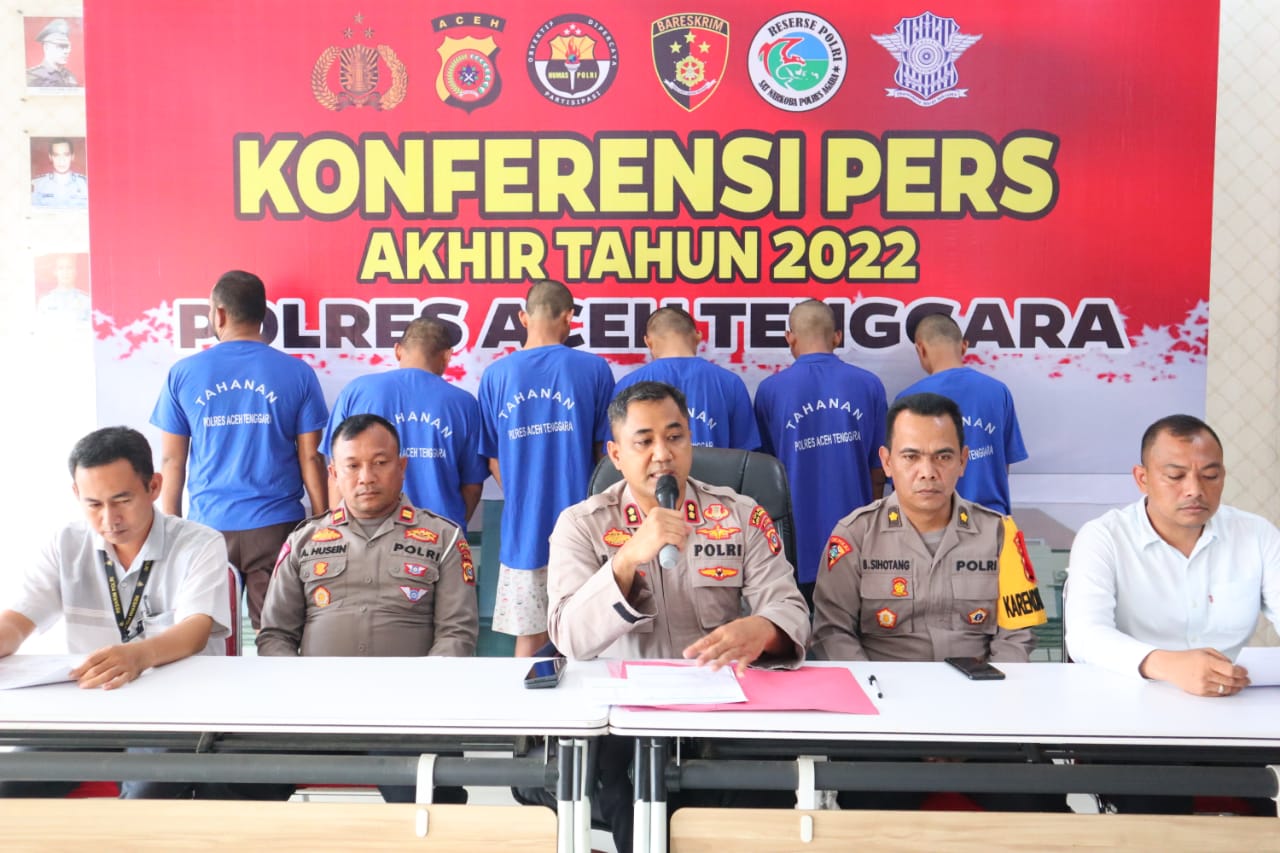 Sepanjang 2022 Polres Agara Tangani 83 Kasus Narkoba