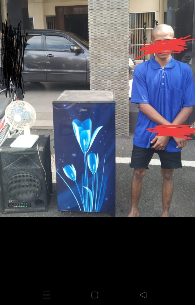 Di Agara Pembobol Rumah Dinas Dibekuk