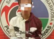 Tersangka BS Diduga Pengedar Narkoba Diamankan Polisi