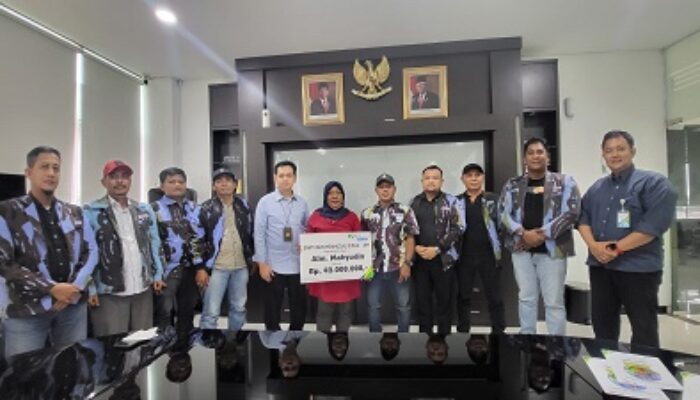 IPK Medan Serahkan Santunan Kematian BPJS Ke Kader