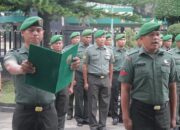 Kodim 0201 Laksanakan Tradisi Korps Penerimaan Tamtama Dan Bintara Baru