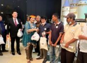 DPW Partai Perindo Sumut Bagikan Paket Bantuan Sembako Dalam Perayaan Natal