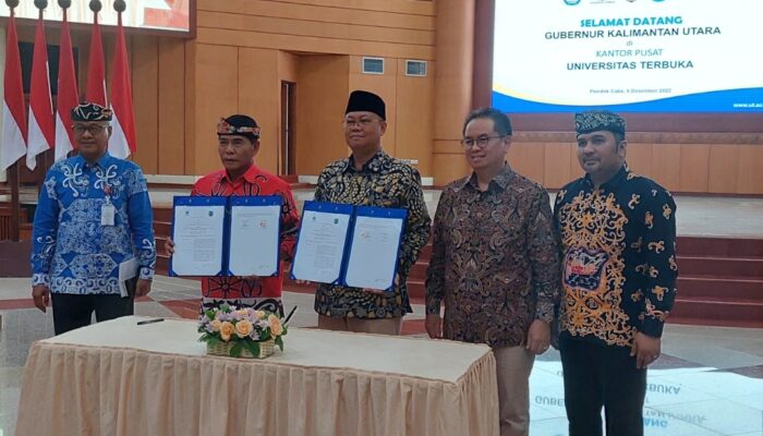 Rektor UT dan Gubernur Kaltara Sepakati Kerja Sama Peningkatan Kualitas Manusia