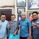 Dari kiri ke kanan, Wakil Ketua SPS Sumut Hendrik Prayitno, Ketua Tim Verifikasi SPS Sumut Agus Salim Ujung, Bagian Keuangan Harian Waspada Syahrul Aswan, Wakil Bendahara SPS Sumut Agus S Lubis Sekjen SPS Sumut Rianto Ahgly. Waspada/ist