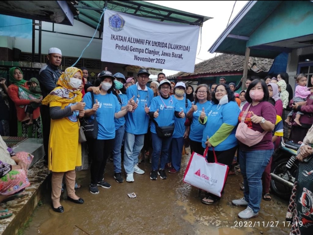 Gelar Bakti Sosial Wilayah Terdampak Gempa Cianjur, Ukrida Padukan Keilmuan dan Kemanusiaan