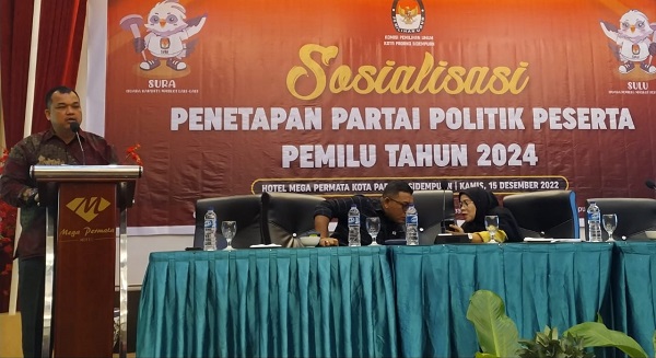 KPU Sidempuan Sosialisasikan Penetapan Parpol Peserta Pemilu 2024 KPU Sidempuan Sosialisasikan Penetapan Parpol Peserta Pemilu 2024