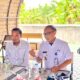 Kepala BNN Kota Langsa, AKBP Werdha Susetyo, SE, saat silaturahmi bersama insan pers dari berbagai platfrom media, di Alfisco Caffe, Rabu (14/12) sore. Waspada/Rapian