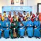 Pj.Ketua PKK Kots Banda Aceh Sri Dewi Kurnilawati foto bersama usai melantik delapan Ketua PKK Gampong se-Kuta Alam Banda Aceh, Rabu (07/12/22). (Waspada/T.Mansursyah)