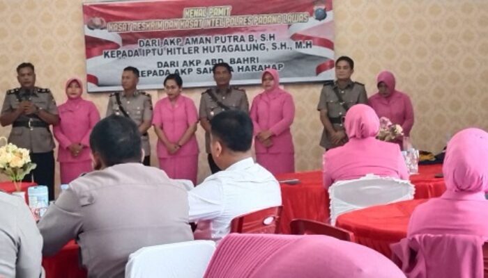 Polres Palas Gelar Kenal Pamit Kasat Reskrim Dan Kasat Intelkam