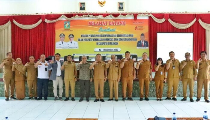 Diskominfo Simalungun Sosialisasi Giat PPID