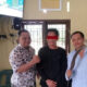 Tersangka CA, diamankan Polsek Seikepayang Polres Asahan, karena melakukan penganiayaan dengan Sajam kepada Kades Bagan Asahan. Waspada/Ist