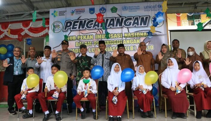 Antisipasi KLB, Pj Wali Kota Langsa Buka Pencanangan Sub-PIN Polio