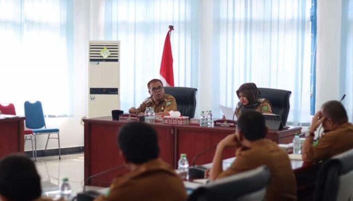 Bupati Pimpin Rapat Evaluasi Penyerapan Anggaran