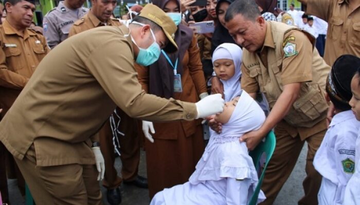 Giliran 16 Kabupaten/Kota Ini Gelar Imunisasi Polio Serentak Di Aceh