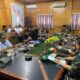 Pj. Wali Kota Langsa, Ir Said Mahdum Majid, saat memimpin rapat persiapan kedatangan KSP Moeldoko ke Kota Langsa, di Aula Pemko, Selasa (13/12). Waspada/Rapian
