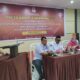 Ketua KPU Padang Sidempuan Tagor Dumora Lubis saat membuka FGD Uji Publik Tahap II Rancangan Penataan Dapil anggota DPRD Kota Padang Sidempuan untuk Pemilu Serentak Tahun 2024, Senin (12/12). Waspada/Mohot Lubis